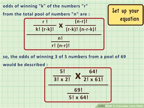 lottery probability formula|Lottery Maths .